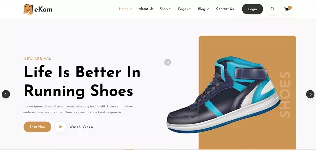 Site ecommerce Mono Produit Chaussure