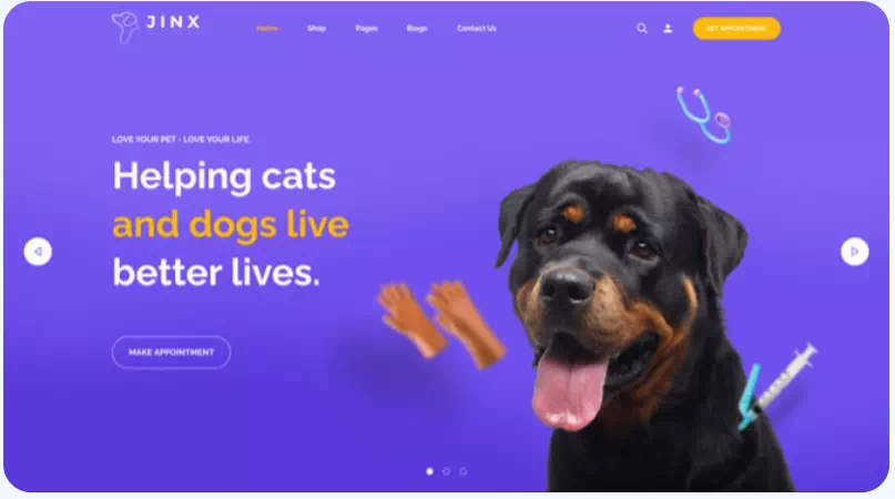 Jinx - Thème WooCommerce Animalerie et vétérinaire