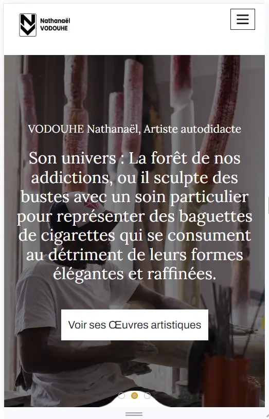 Nathanael VODOUHE : Portfolio de l'artiste plasticien béninois massenonrhodes.com