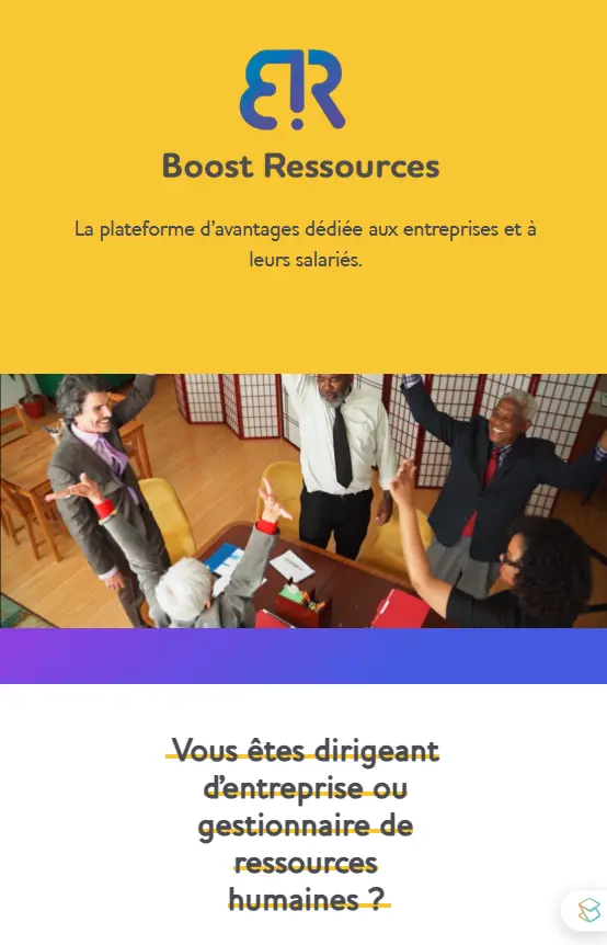 Boost Ressources: La plateforme d'avantages dédiée aux entreprises et à leurs salariés.