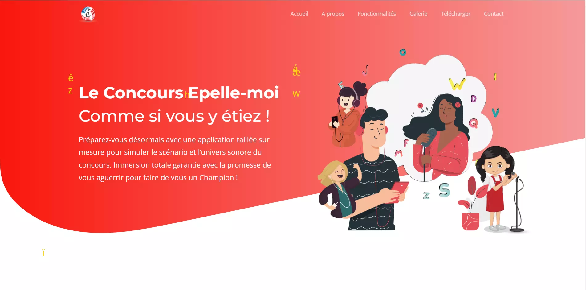 Epelle Moi: Site Vitrine du Jeu Concours Epelle Moi