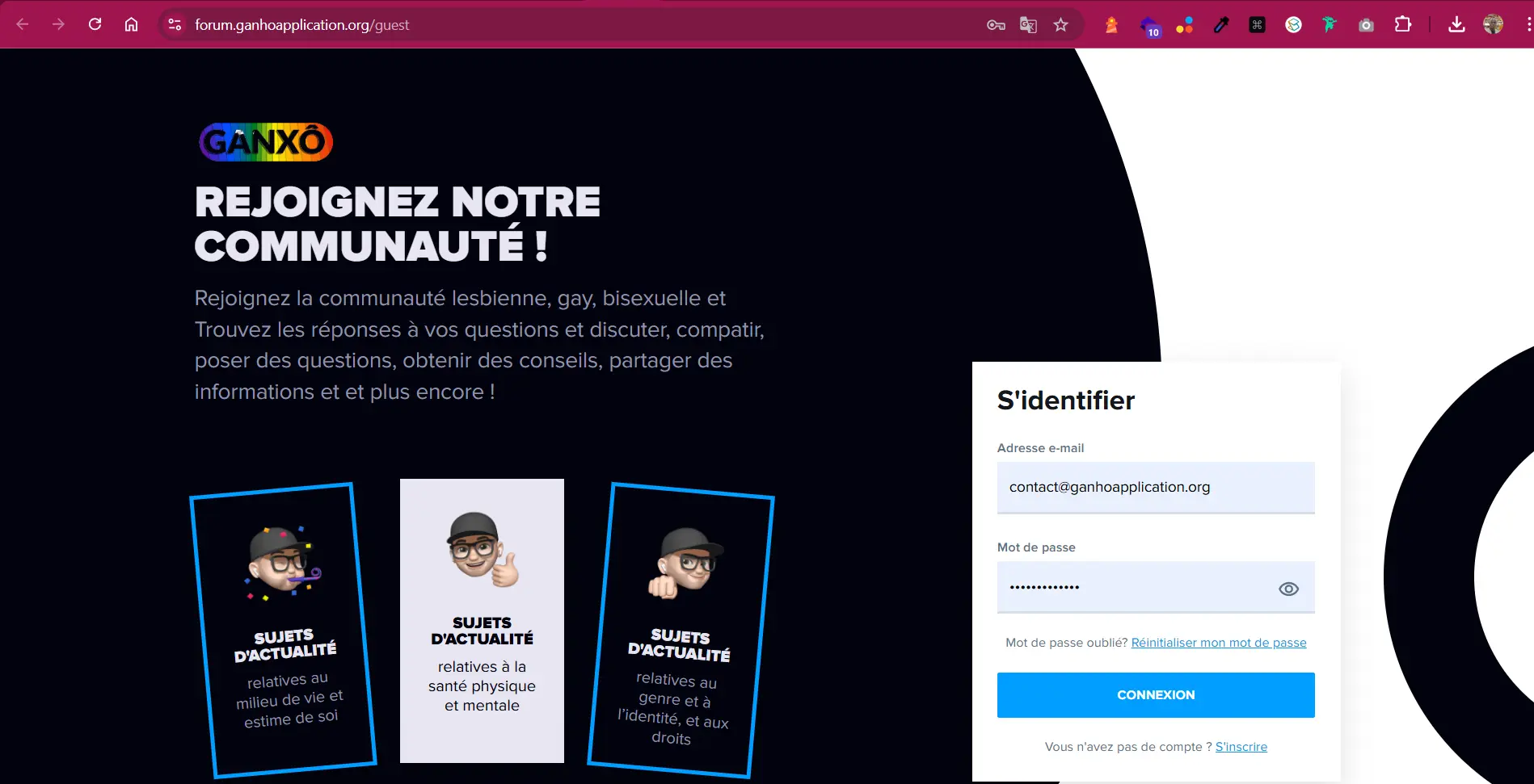 Forum Ganho: Le réseau social ultime pour la communauté lesbienne, gay, bisexuelle