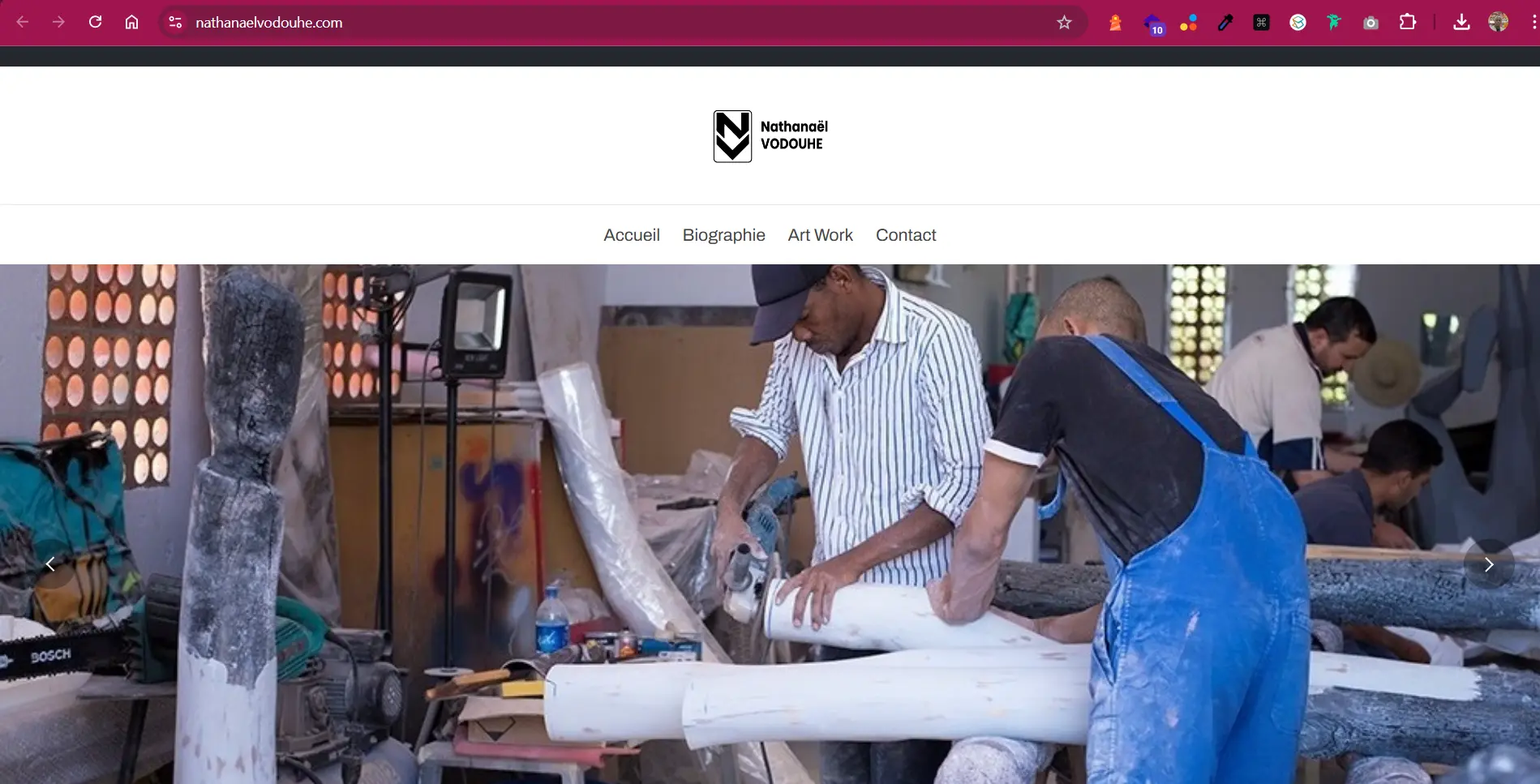 Nathanael VODOUHE : Portfolio de l'artiste plasticien béninois