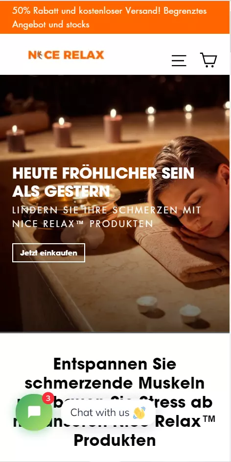 NICE RELAX: Site Ecommerce de vente de Produits de Massage massenonrhodes.com